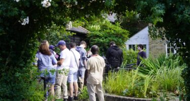 New students taking tour at Get Ready for Capel Manor College