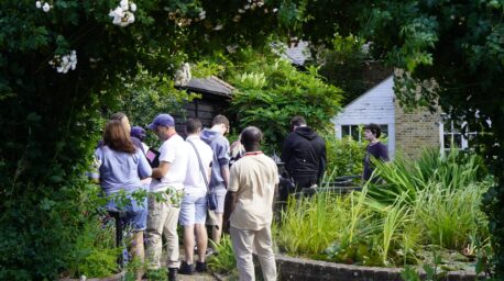 New students taking tour at Get Ready for Capel Manor College