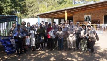 Capel Manor College students visit South African rehabilitation centre for wildlife