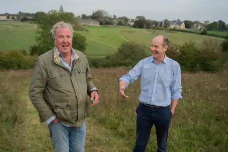 Jeremy Clarkson and Charlie Ireland