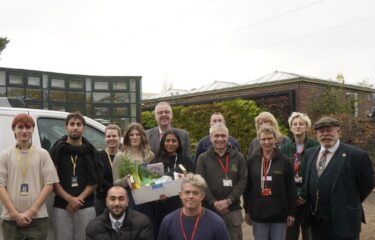 Capel Manor College staff and students with Enfield Council