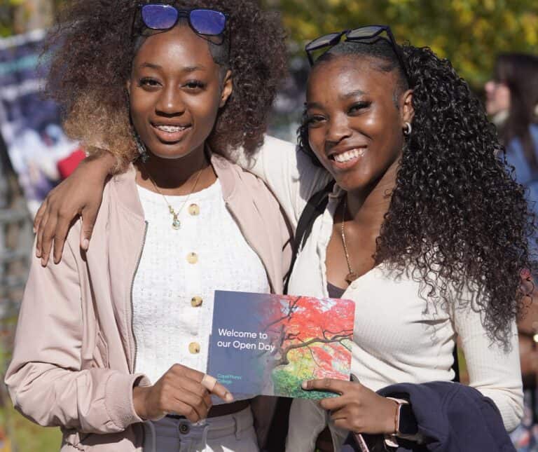 Young girls enjoying Open Day
