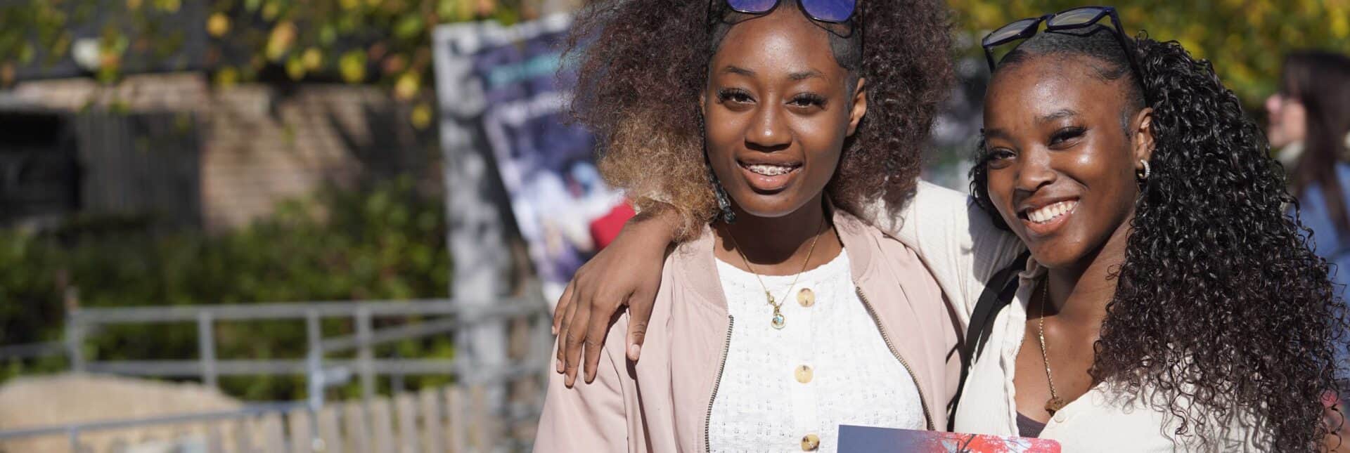 Teenagers enjoying Open Day