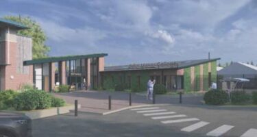 CGI of new Enfield Campus entrance