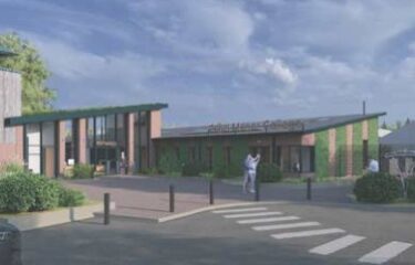 CGI of new Enfield Campus entrance