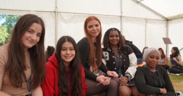 Students from Capel Manor College