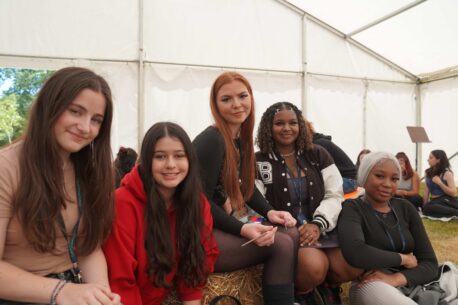 Students from Capel Manor College