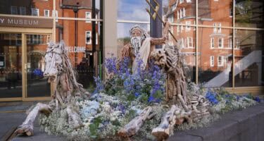 Chelsea in Bloom Poseidon and his Horses installation