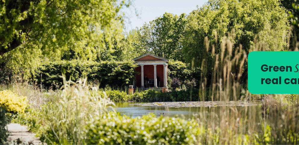 Capel Manor College's Enfield Campus lake.